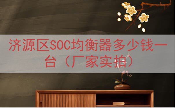济源区SOC均衡器多少钱一台（厂家实拍）